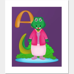 A is for Alligator Posters and Art